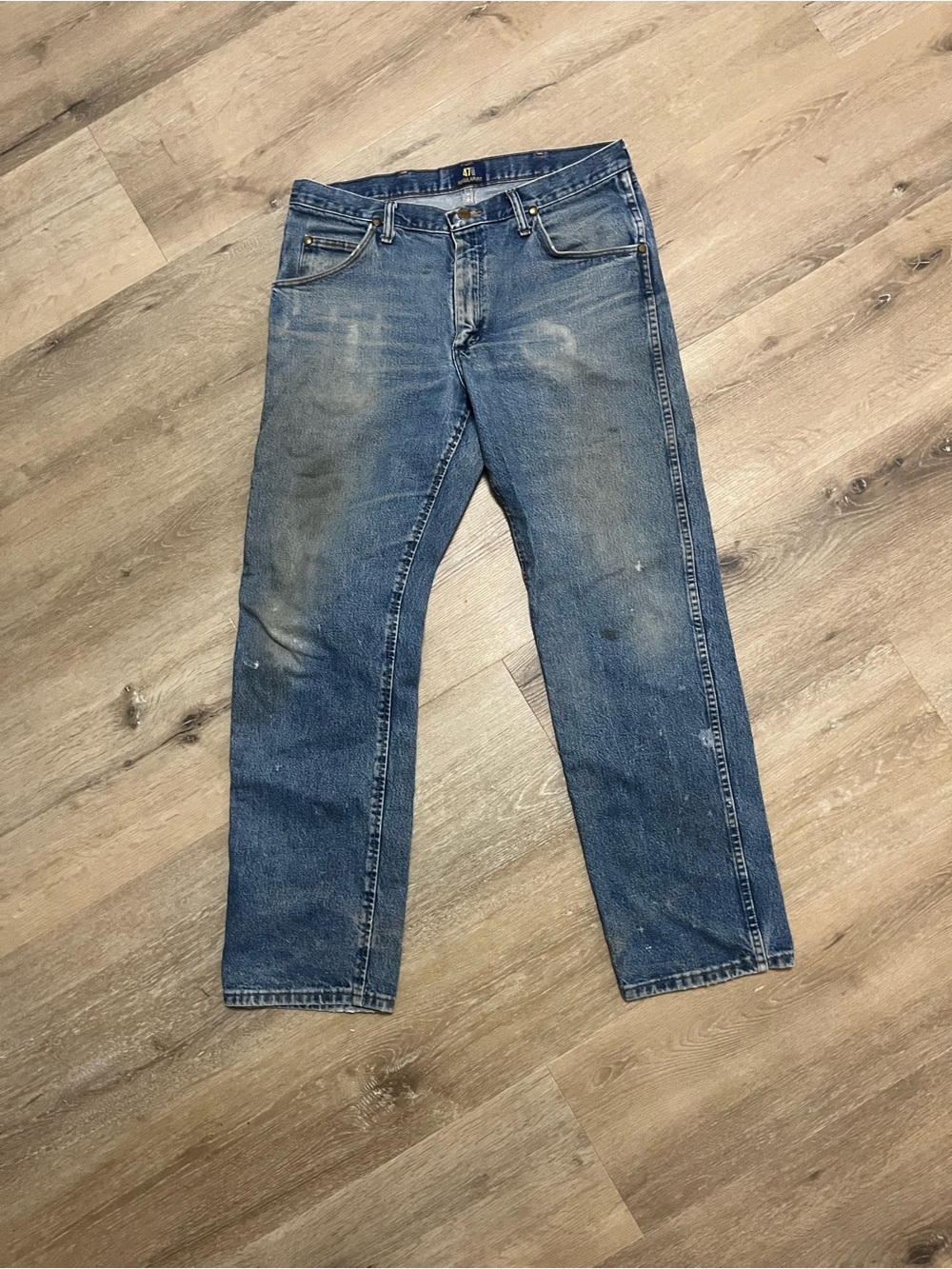 Wrangler Men’s Straight Jeans - Blue